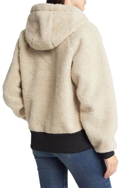Canada Goose Simcoe Fleece Zip-up Hooded Jacket In Light Tan-tan Clair