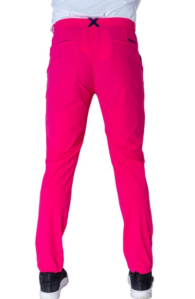 Maceoo Slim Fit Pants In Pink