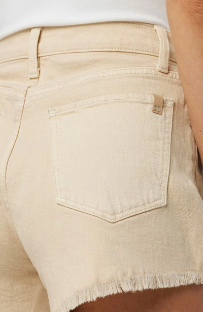 Joe's The Alex High Waist Cutoff Denim Shorts In Safari