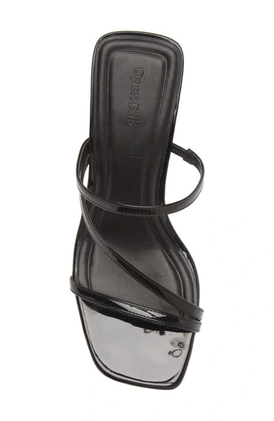 Shop Open Edit Tawney Sandal In Black Patent