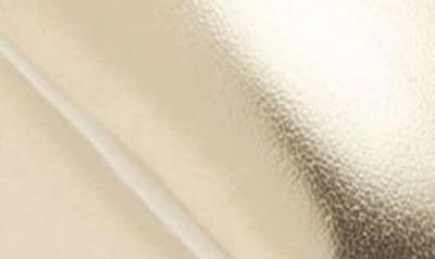 Open Edit Preslee Slide Sandal In Gold Metallic