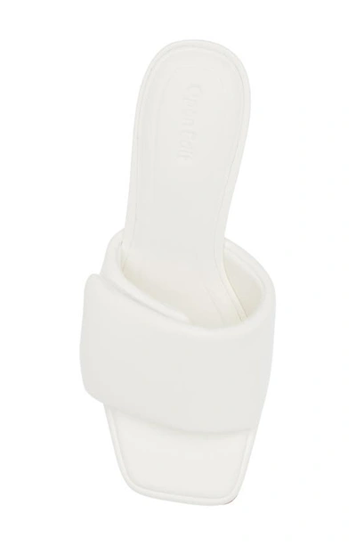 Open Edit Preslee Slide Sandal In Ivory Cloud