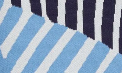 Shop Staud Giovanni Colorblock Stripe Maxi Sweater Skirt In Mosaic Multi