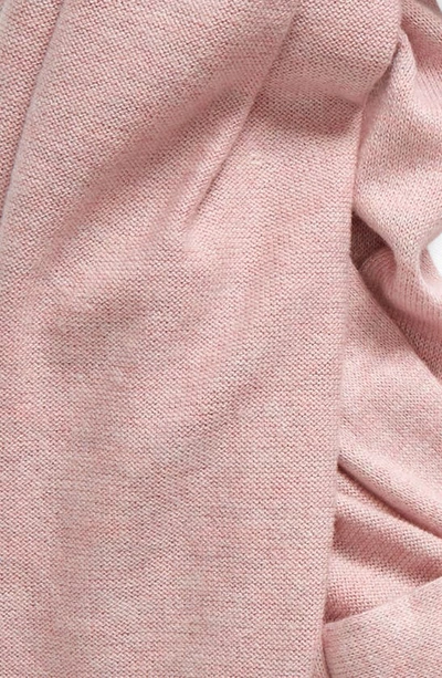 Nordstrom Transitional Knit Travel Wrap In Pink Zephyr Heather