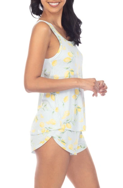Shop Honeydew Intimates Good Times Short Pajamas In Tea Leaf Lemons