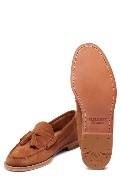 G.h.bass G. H. Bass Men's Lennox Tan Tassel Weejun Moccasin In Tan