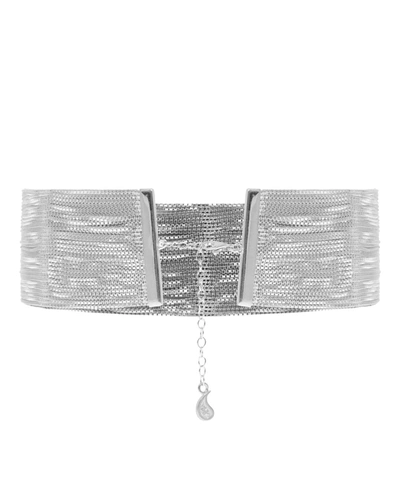 Shop Maggoosh Currents Choker In Silver