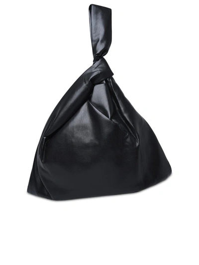 Shop Nanushka Large 'jen' Black Vegan Leather Bag