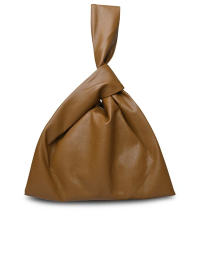 Shop Nanushka 'jen' Brown Vegan Leather Bag