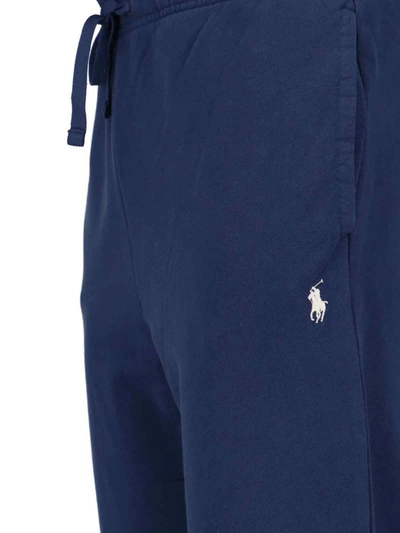 Shop Polo Ralph Lauren Trousers In Blue