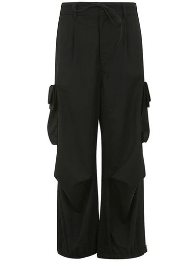Shop Y-3 Adidas Cargo Pants Clothing In Black