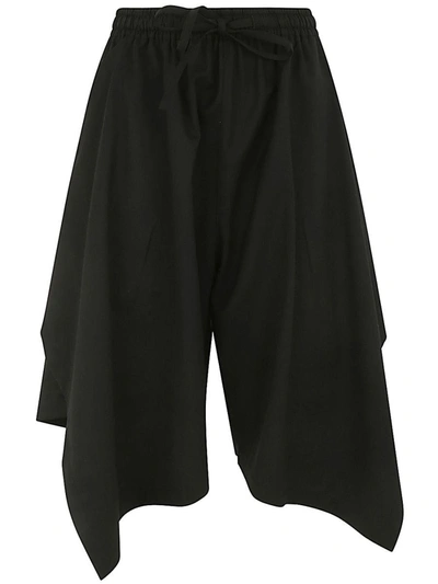 Shop Y-3 Adidas Oversized Shorts Clothing In Black