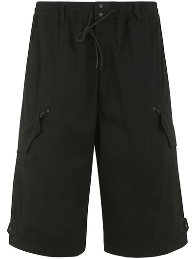 Shop Y-3 Adidas Workwear Shorts Clothing In Black
