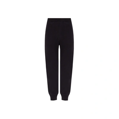 Alexander Mcqueen Logo-print Cotton Track Trousers In Black