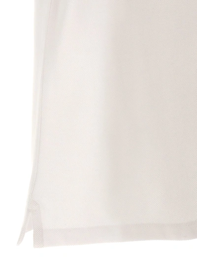 Shop Ami Alexandre Mattiussi Ami De Coeur Polo White