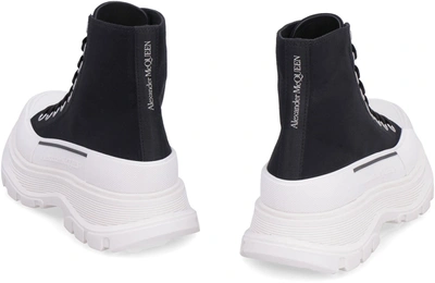 Shop Alexander Mcqueen Tread Slick Chunky Sneakers In Black
