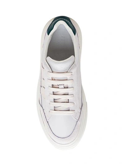 Shop Ferragamo Sneaker With Gancini In White