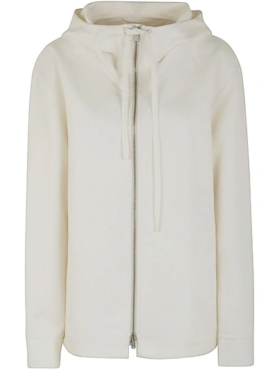 Shop Jil Sander W 08 Db Boxy Fit Blouson With Hood Clothing In White