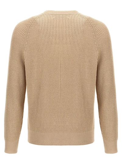 Shop Brunello Cucinelli Crewneck Sweater Sweater, Cardigans Beige