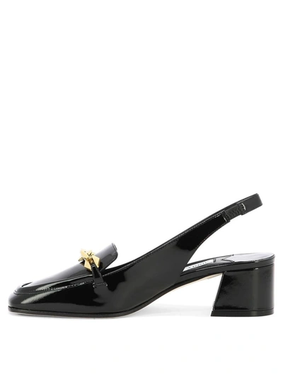 Shop Jimmy Choo "diamond Tilda 45" Slingbacks In Black