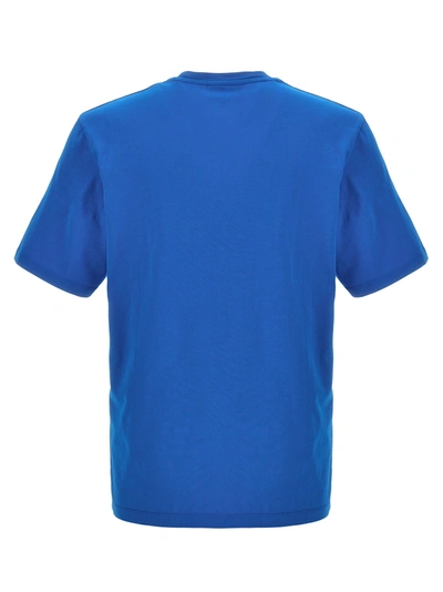 Shop Maison Kitsuné Fox Head T-shirt Light Blue