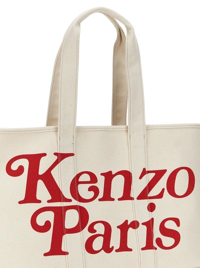 Shop Kenzo Utility Tote Bag Beige