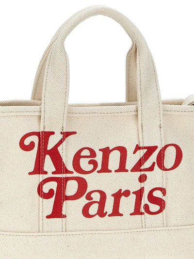 Shop Kenzo Utility Tote Bag Beige
