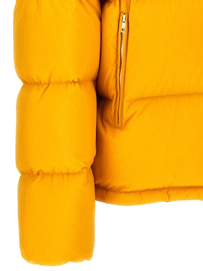 Shop Moncler Genius Nevis Casual Jackets, Parka Yellow