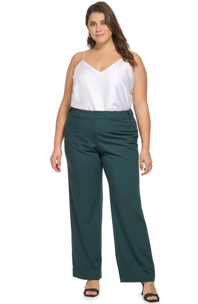 Shop Calvin Klein Lux Highline Pants In Forest