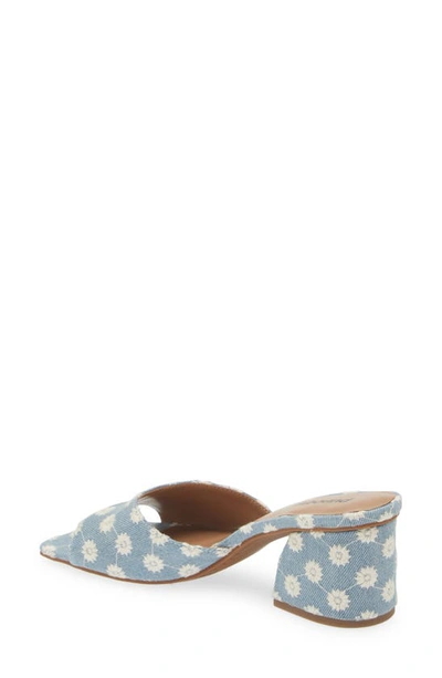 Shop Abound Erica Clear Strap Sandal In Blue Denim Daisy