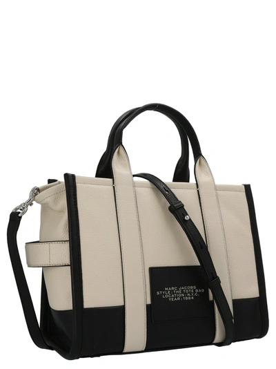 Shop Marc Jacobs The Colorblock Medium Tote Tote Bag White/black