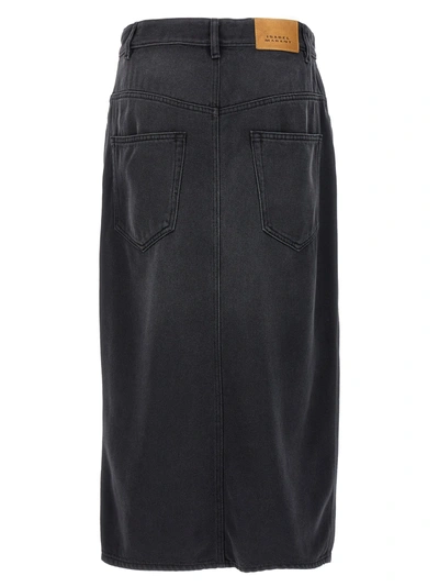 Shop Isabel Marant Tilauria Skirts Black