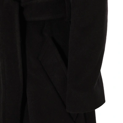 Shop Balenciaga Coats Black