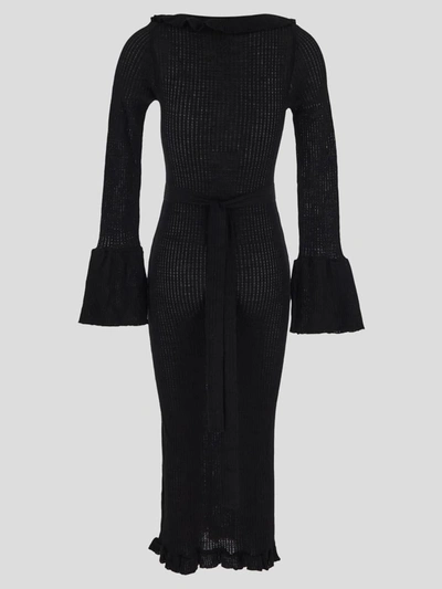 Shop Blumarine Dresses In Black
