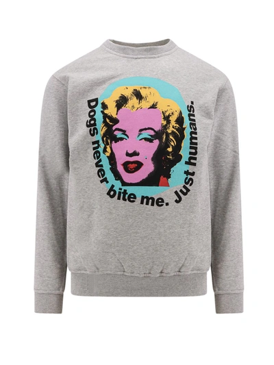 Shop Comme Des Garçons Sweatshirt In Grey