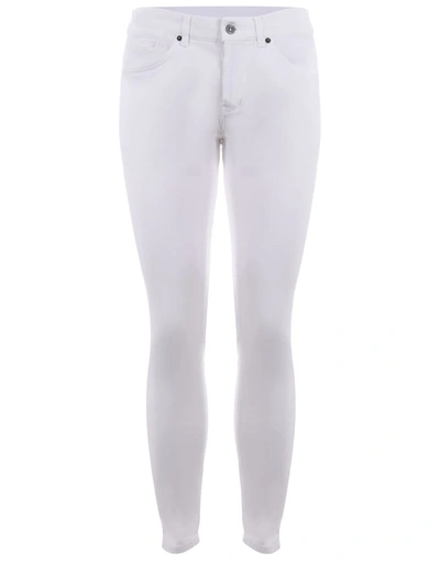 Dondup George Five-pocket Jeans In White