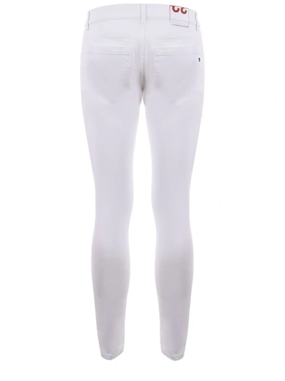 Dondup George Five-pocket Jeans In White