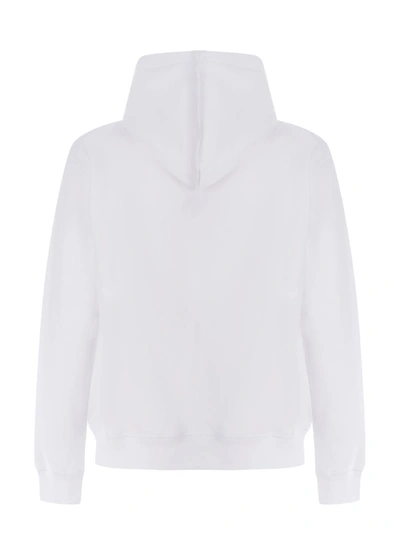 Shop Dsquared2 Hoodie Sweatshirt  "scribble" In White