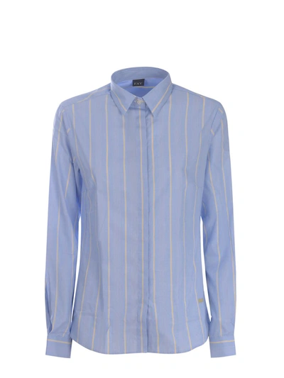 Shop Fay Shirt In Blue