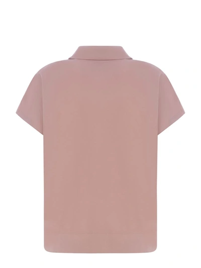Shop Fay Polo Shirt In Pink