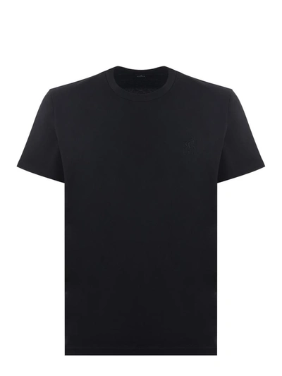 Shop Hogan T-shirts And Polos Black