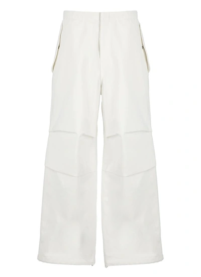 Shop Jil Sander Trousers White
