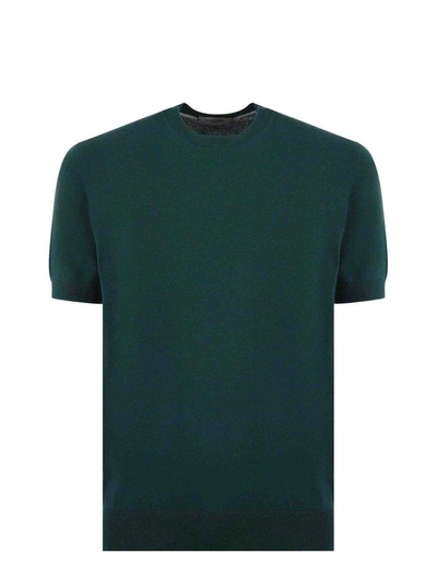 Shop Paolo Pecora T-shirt In Verde Inglese