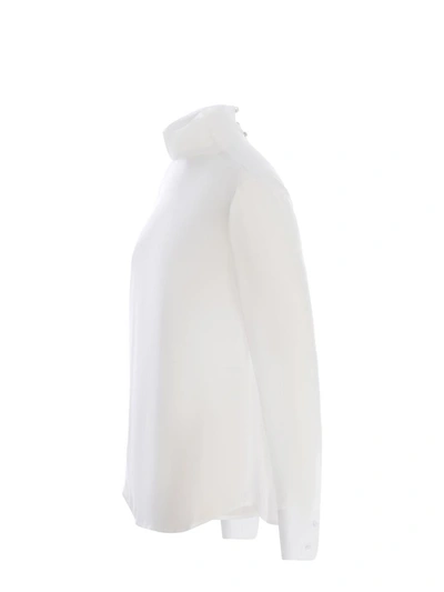 Pinko Georgette Verdeca Blouse In White