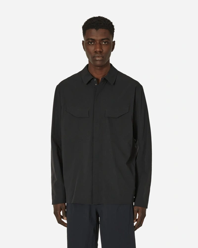 Shop Arc'teryx Field Longsleeve Shirt In Black