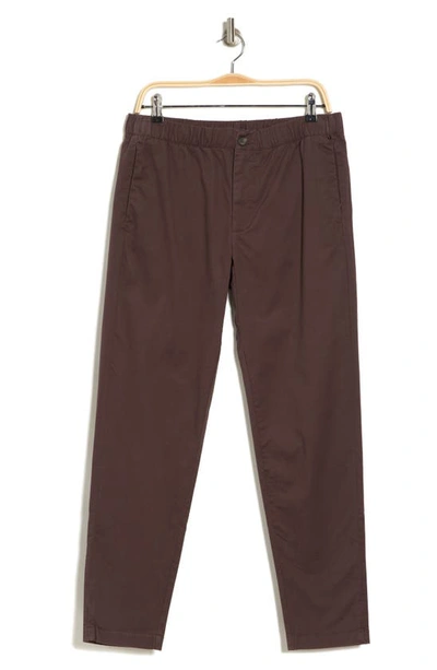 Shop Denim And Flower Crosby Stretch Cotton Pants In Mocha