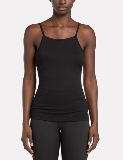 Shop Reebok Active Collective Chill+ Dreamblend Tank Top In Black