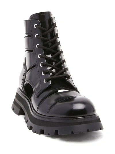 Shop Alexander Mcqueen Boots In Black