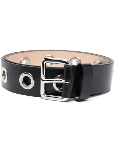 Shop Alexander Mcqueen Belts In Black