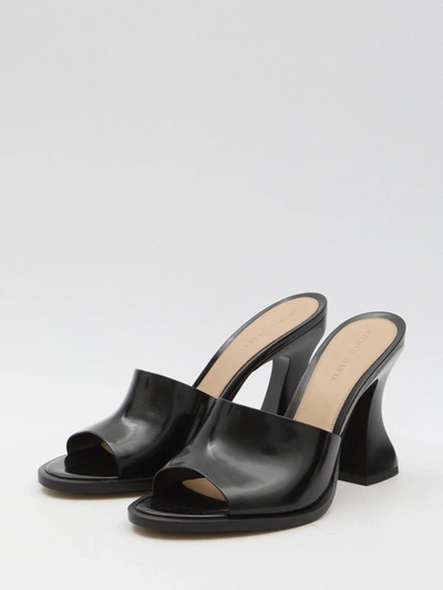 Shop Bottega Veneta Cha-cha Mules In Black